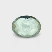 Green Amethyst 15.19x11.55mm Checkerboard Oval AA+ Loose Gemstone - 182025