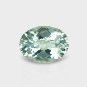 Green Amethyst 15.19x11.55mm Checkerboard Oval AA+ Loose Gemstone - 182025