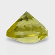 Lemon Quartz 15mm Checkerboard Heart AAA Loose Gemstone - 181871