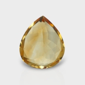 Citrine 13.35x11.50mm Faceted Pear AA+ Loose Gemstone - 181484