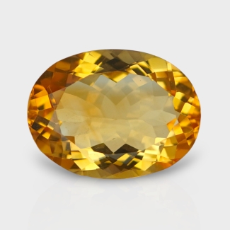 Citrine 15x11mm Faceted Oval AA Loose Gemstone - 181571