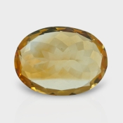 Citrine 15x11mm Faceted Oval AA Loose Gemstone - 181571