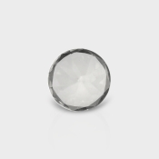 Crystal Quartz 12mm Diamond Cut Round AAA Loose Gemstone - 181982