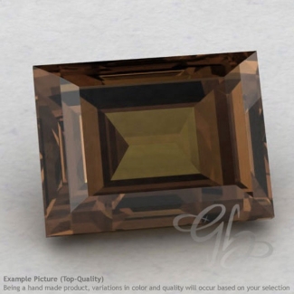 Smoky Quartz Baguette Shape Calibrated Gemstones