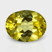 Yellow Beryl 12x10mm Faceted Oval AAA Grade Loose Gemstone - 158308