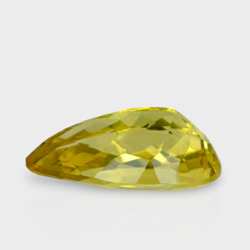 Yellow Beryl 14x8mm Faceted Pear AAA Grade Loose Gemstone - 142726