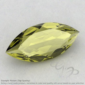 Olive Quartz Marquise Shape Calibrated Gemstones
