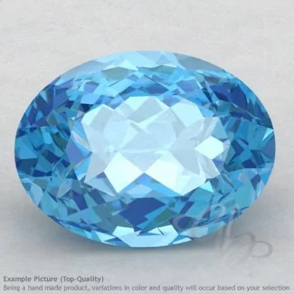 Swiss Blue Topaz Oval Shape Calibrated Gemstones