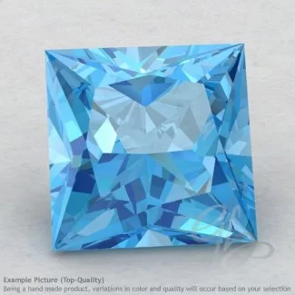 Swiss Blue Topaz Square Shape Calibrated Gemstones