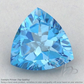Swiss Blue Topaz Trillion Shape Calibrated Gemstones