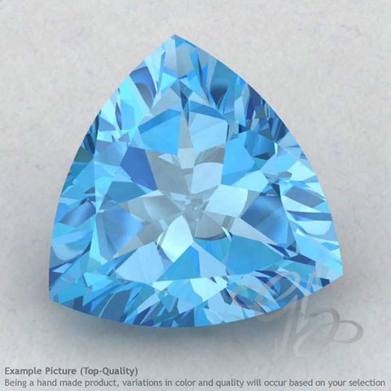 Swiss Blue Topaz Trillion Shape Calibrated Gemstones