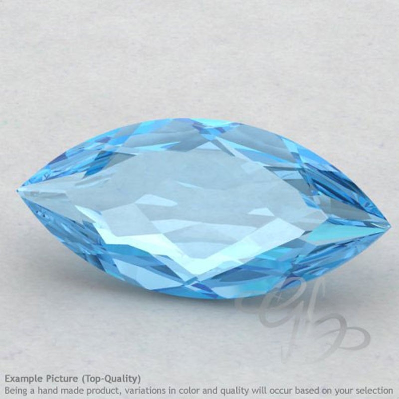 Swiss Blue Topaz Marquise Shape Calibrated Gemstones