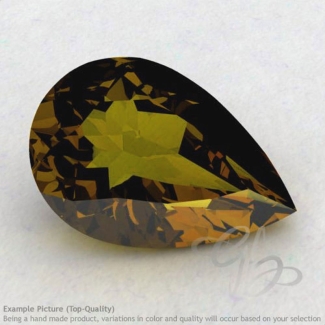 Beer Quartz Pear Shape Calibrated Gemstones