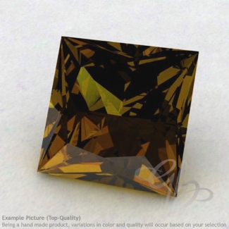 Beer Quartz Square Shape Calibrated Gemstones