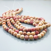 Llanite 8mm Smooth Round AA Gemstone Beads Lot - 182532