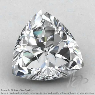 White Topaz Trillion Shape Calibrated Gemstones