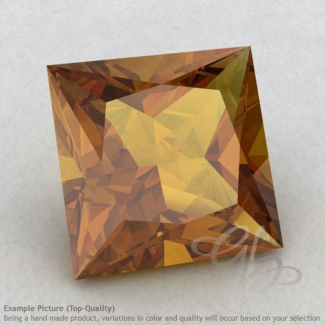 Honey Quartz Square Shape Calibrated Gemstones