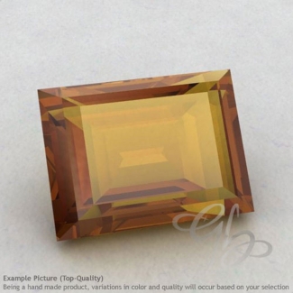 Honey Quartz Baguette Shape Calibrated Gemstones