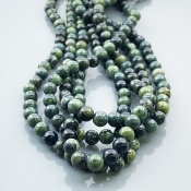 Kambaba Jasper 6mm Smooth Round AAA Gemstone Beads Lot - 182554
