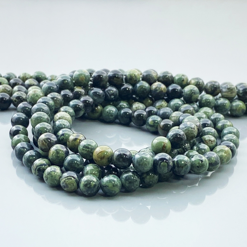 Kambaba Jasper 6mm Smooth Round AAA Gemstone Beads Lot - 182554
