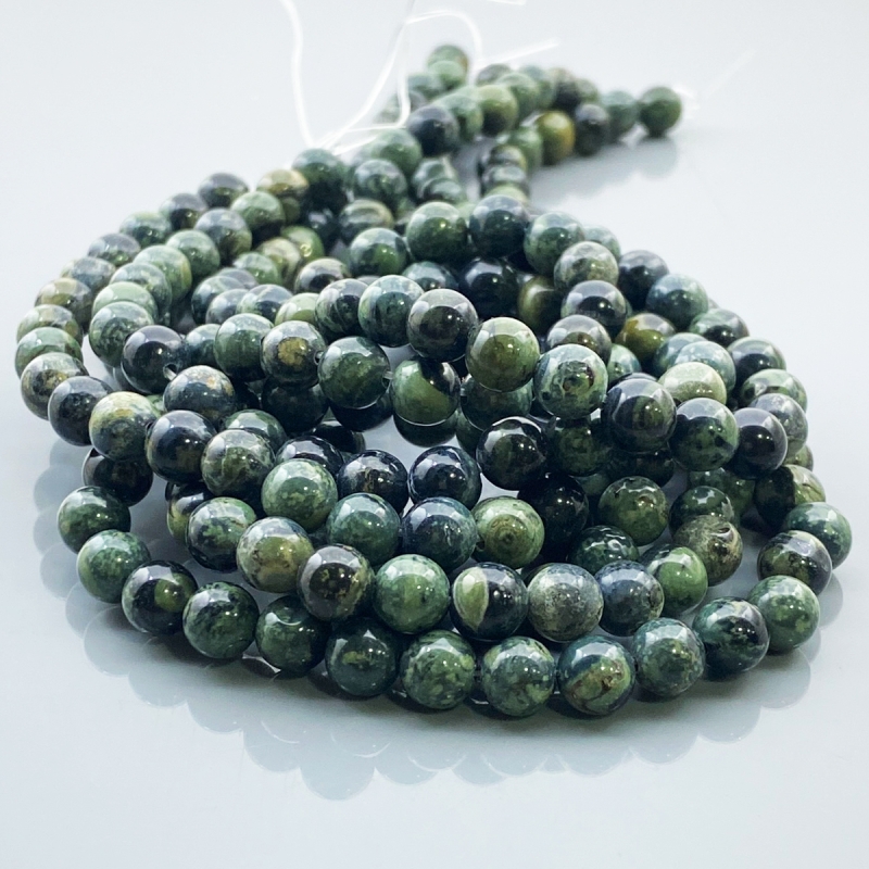 Kambaba Jasper 6mm Smooth Round AAA Gemstone Beads Lot - 182554