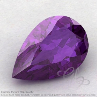 African Amethyst Pear Shape Calibrated Gemstones