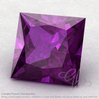 African Amethyst Square Shape Calibrated Gemstones