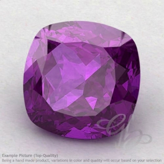 African Amethyst Square Cushion Shape Calibrated Gemstones