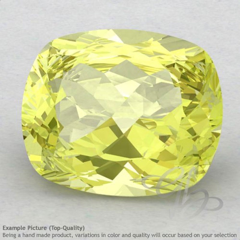 Lemon Quartz Cushion Shape Calibrated Gemstones