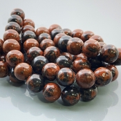 Mahakoni 10mm Smooth Round AAA Gemstone Beads Lot - 182614