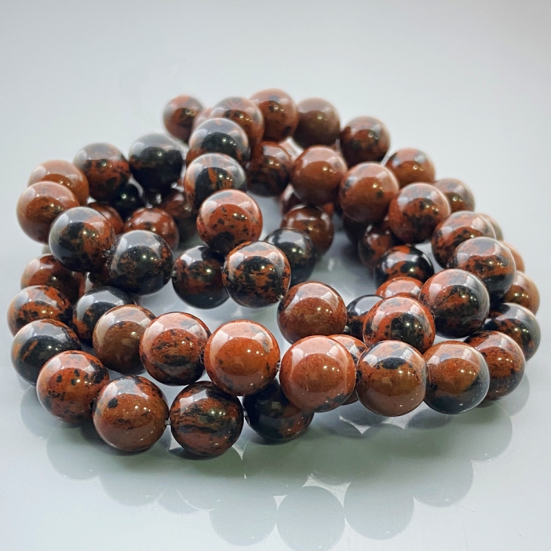 Mahakoni 10mm Smooth Round AAA Gemstone Beads Lot - 182614