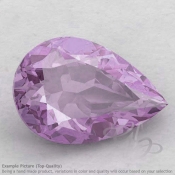 Pink Amethyst Pear Shape Calibrated Gemstones