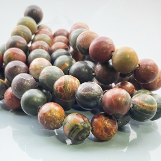 Picasso Jasper 10mm Smooth Round AAA Gemstone Beads Lot - 182636