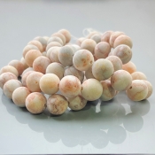 Matte Web Jasper 10mm Smooth Round AAA Gemstone Beads Lot - 182637