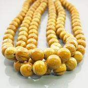 Camel Jasper 10mm Smooth Round AAA Gemstone Beads Lot - 182605