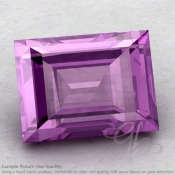 Brazilian Amethyst Baguette Shape Calibrated Gemstones
