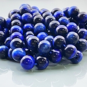 Star Tiger Eye 10mm Smooth Round AAA Gemstone Beads Lot - 182590