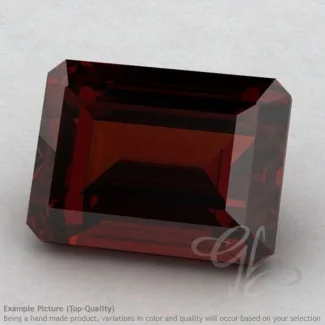 Garnet Octagon Shape Calibrated Gemstones