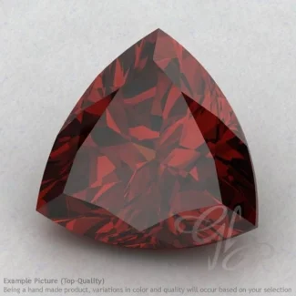 Garnet Trillion Shape Calibrated Gemstones