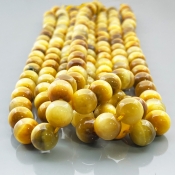 Star Tiger Eye 10mm Smooth Round AAA Gemstone Beads Lot - 182644