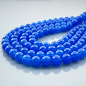 Dyed Jade 10mm Smooth Round AA+ Gemstone Beads Lot - 182647