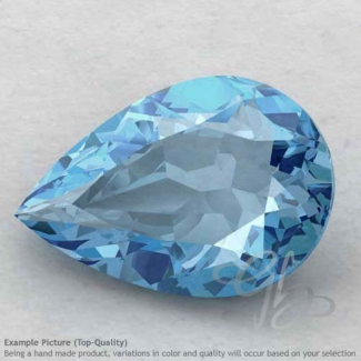Sky Blue Topaz Pear Shape Calibrated Gemstones