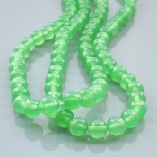 Dyed Jade 8mm Smooth Round AA+ Gemstone Beads Lot - 182702