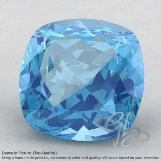 Sky Blue Topaz Square Cushion Shape Calibrated Gemstones