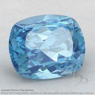 Sky Blue Topaz Cushion Shape Calibrated Gemstones