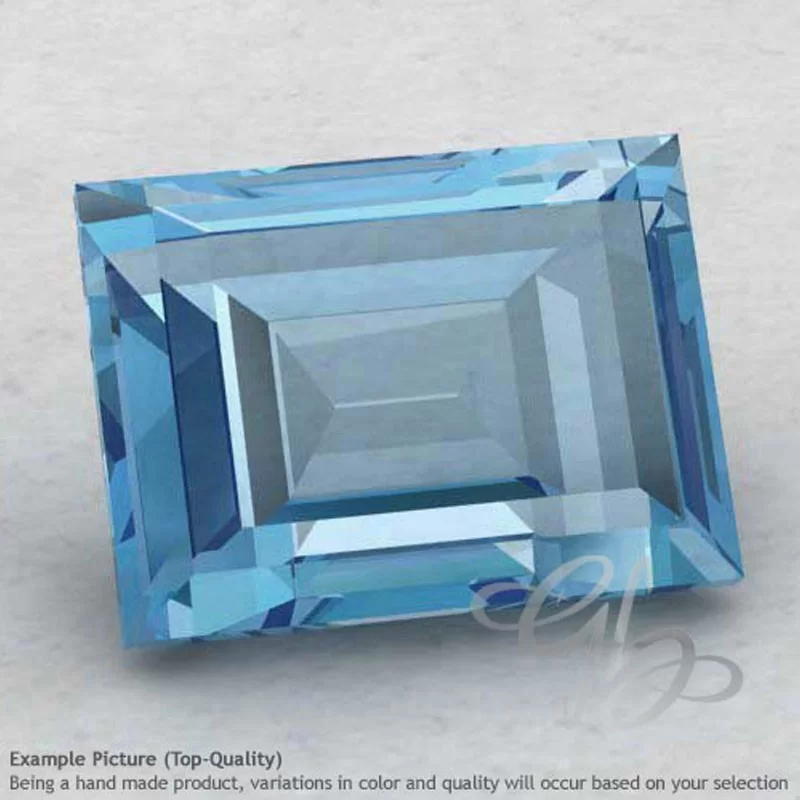 Sky Blue Topaz Baguette Shape Calibrated Gemstones