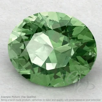 Green Amethyst Oval Shape Calibrated Gemstones