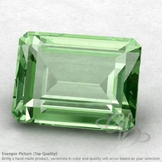 Green Amethyst Octagon Shape Calibrated Gemstones