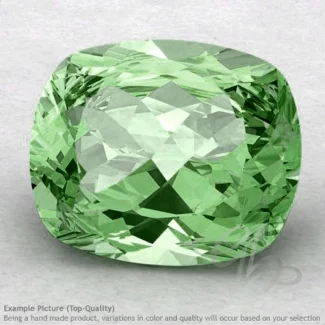 Green Amethyst Cushion Shape Calibrated Gemstones