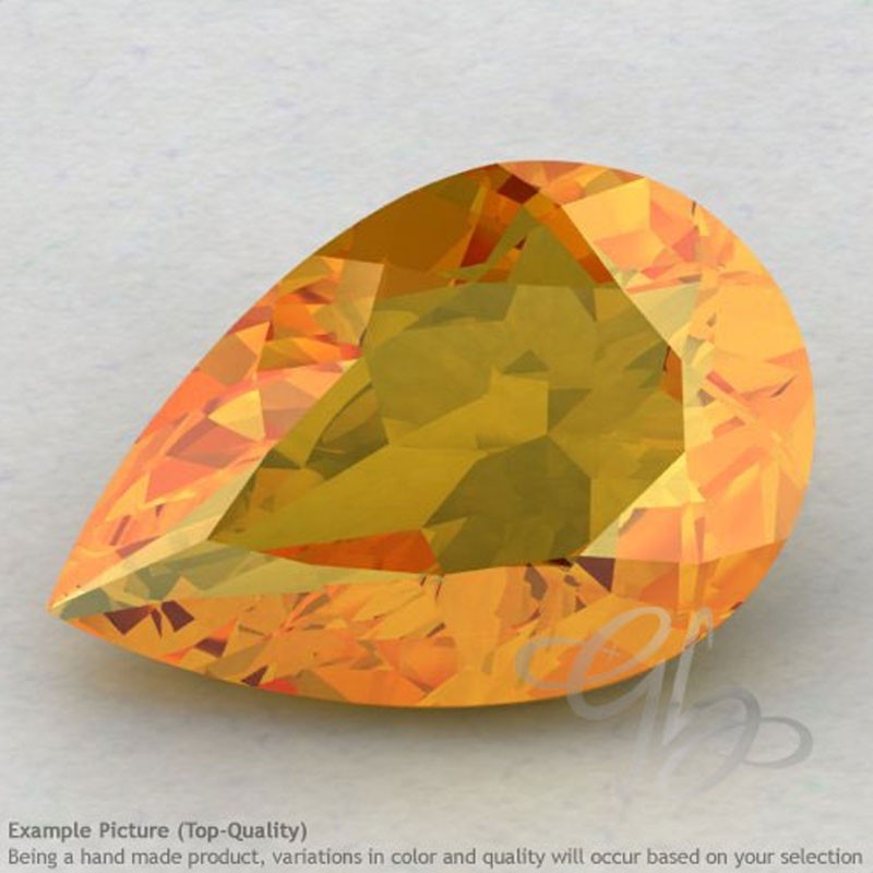 Citrine Pear Shape Calibrated Gemstones